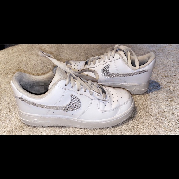 sparkly air force ones